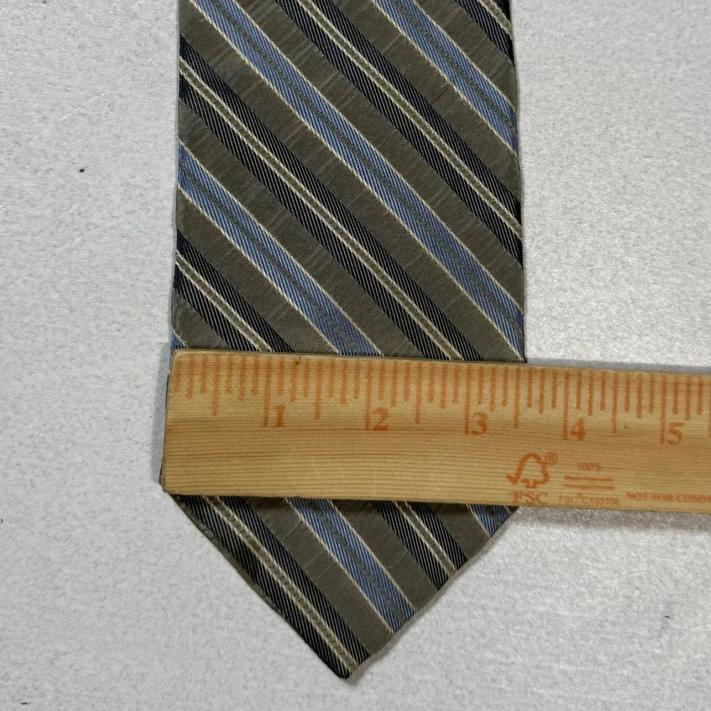 Brooks Brothers Makers Silk Ties Yellow Blue Dot Stripe Mens‎ Neckties Lot of 2